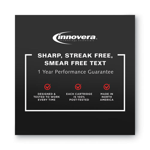 Image of Innovera® Remanufactured Black Ink, Replacement for 972 (F6T80AN), 3,500 Page-Yield