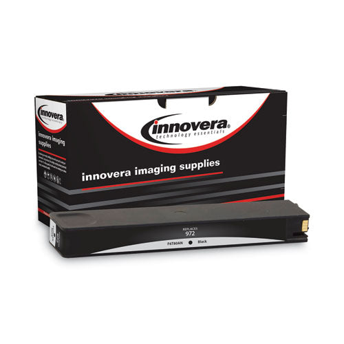Image of Innovera® Remanufactured Black Ink, Replacement for 972 (F6T80AN), 3,500 Page-Yield
