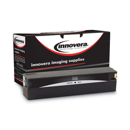 Image of Innovera® Remanufactured Black High-Yield Ink, Replacement for 972XL (F6T84AN), 10,000 Page-Yield