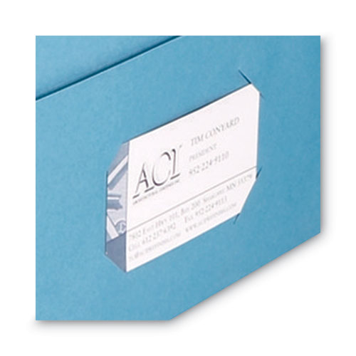 Image of Smead Two-Pocket Folder, Textured Paper, 100-Sheet Capacity, 11 X 8.5, Assorted, 25/box