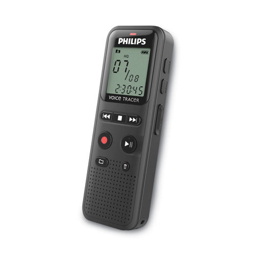 Image of Philips® Voice Tracer DVT1160 Audio Recorder, 8 GB, Gray