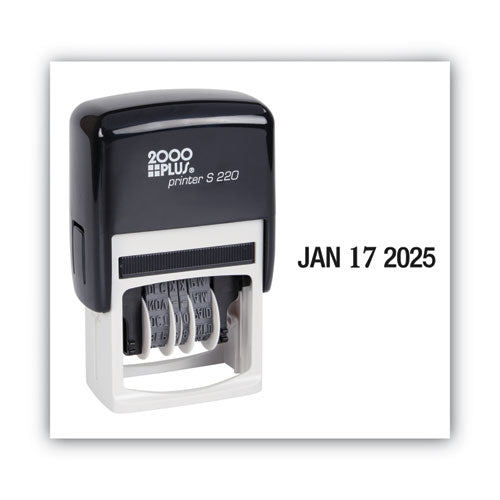 Image of COSCO 2000PLUS® Economy Dater, Self-Inking, Black