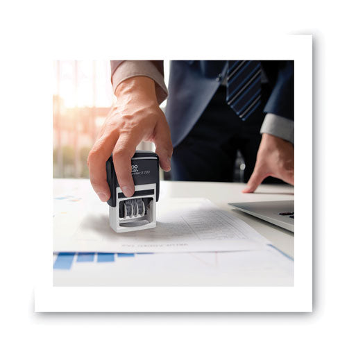 Image of COSCO 2000PLUS® Economy Dater, Self-Inking, Black