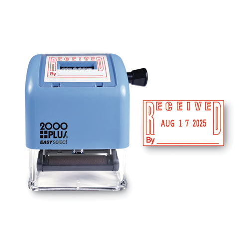 Image of COSCO 2000PLUS® Es Dater, Received + Date, 1 X 1.81, Red