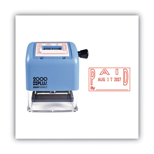 Image of COSCO 2000PLUS® Es Dater, Paid + Date, 1 X 1.81, Red