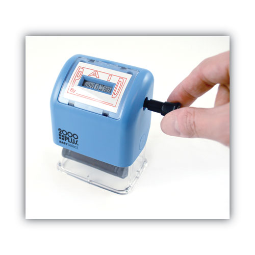 Image of COSCO 2000PLUS® Es Dater, Paid + Date, 1 X 1.81, Red