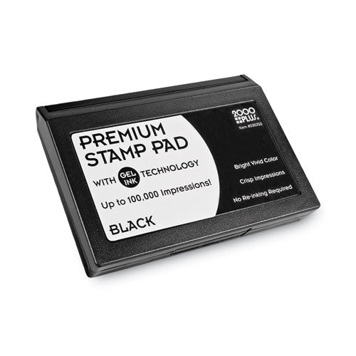 Image of COSCO Microgel Stamp Pad for 2000 PLUS, 4.25" x 2.75", Black