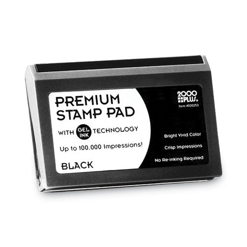 Image of COSCO Microgel Stamp Pad for 2000 PLUS, 4.25" x 2.75", Black