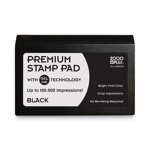 Image of COSCO Microgel Stamp Pad for 2000 PLUS, 4.25" x 2.75", Black
