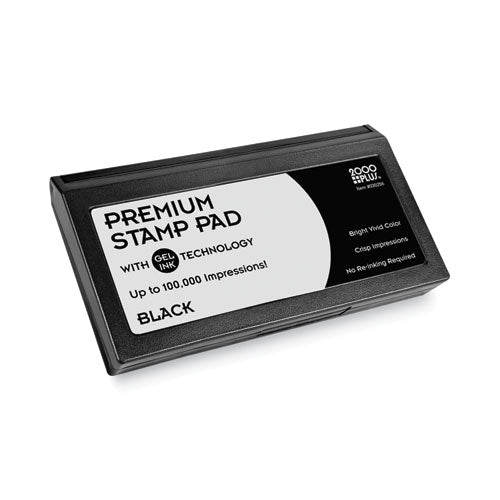 Image of COSCO Microgel Stamp Pad for 2000 PLUS, 6.17" x 3.13", Black