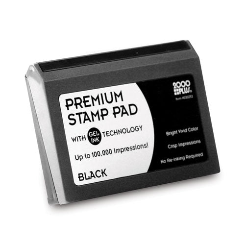Image of COSCO Microgel Stamp Pad for 2000 PLUS, 6.17" x 3.13", Black