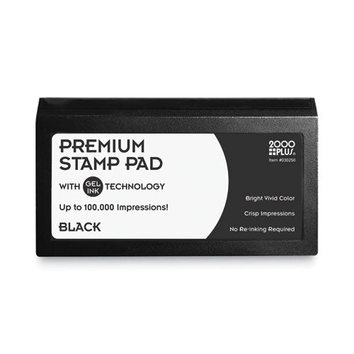 Image of COSCO Microgel Stamp Pad for 2000 PLUS, 6.17" x 3.13", Black