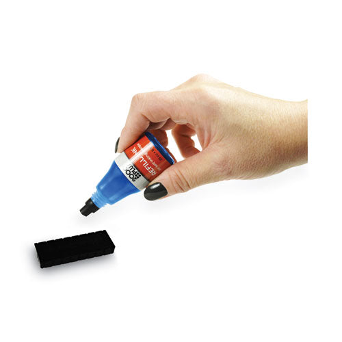 Image of COSCO 2000PLUS® Self-Inking Refill Ink, 0.9 oz. Bottle, Blue