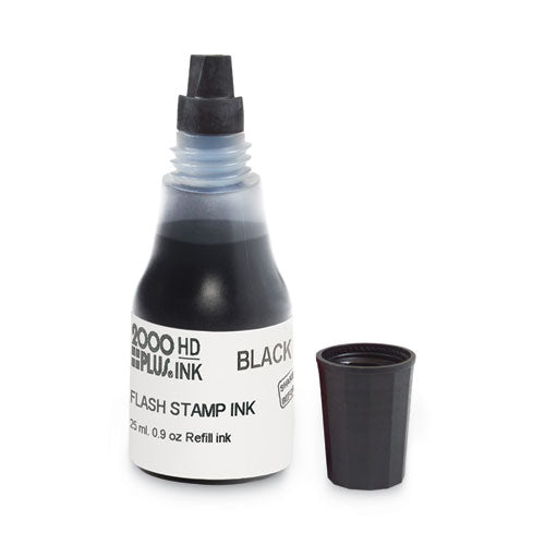 Image of COSCO 2000PLUS® Pre-Ink High Definition Refill Ink, 0.9 oz. Bottle, Black