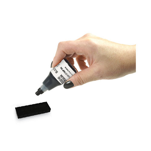 Image of COSCO 2000PLUS® Pre-Ink High Definition Refill Ink, 0.9 oz. Bottle, Black