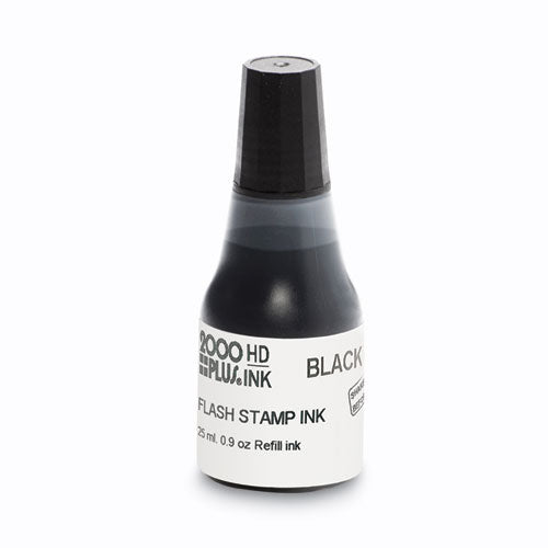 Image of COSCO 2000PLUS® Pre-Ink High Definition Refill Ink, 0.9 oz. Bottle, Black