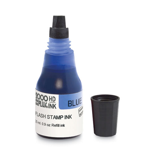 Image of COSCO 2000PLUS® Pre-Ink High Definition Refill Ink, Blue, 0.9 oz Bottle, Blue