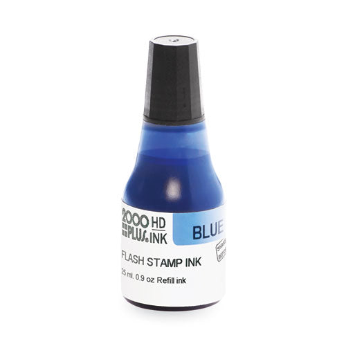 Image of COSCO 2000PLUS® Pre-Ink High Definition Refill Ink, Blue, 0.9 oz Bottle, Blue
