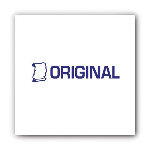 Image of ACCUSTAMP2® Pre-Inked Shutter Stamp, Blue, ORIGINAL, 1.63 x 0.5