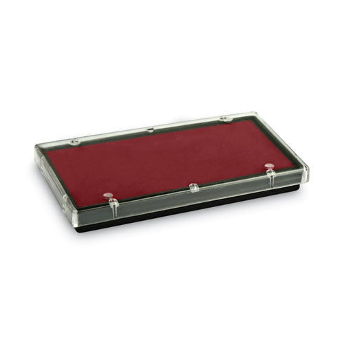 Image of COSCO 2000PLUS® Replacement Ink Pad for 2000PLUS 1SI60P, 3.13" x 0.25", Red