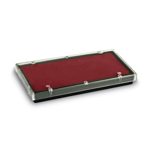 Image of COSCO 2000PLUS® Replacement Ink Pad for 2000PLUS 1SI15P, 3" x 0.25", Red