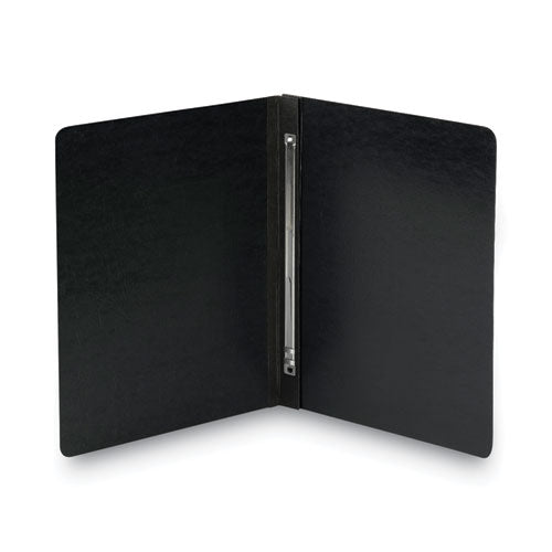 Image of Smead Prong Fastener Premium Pressboard Report Cover, Two-Piece Prong Fastener, 3" Capacity, 8.5 X 11, Black/black