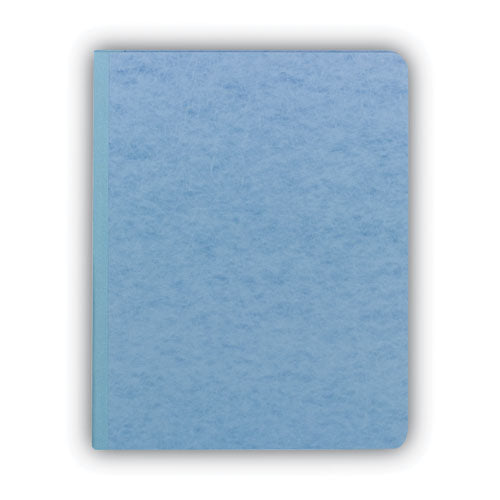 Image of Smead Prong Fastener Premium Pressboard Report Cover, Two-Piece Prong Fastener, 3" Capacity, 8.5 X 11, Blue/blue