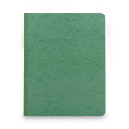 Image of Smead Prong Fastener Premium Pressboard Report Cover, Two-Piece Prong Fastener, 3" Capacity, 8.5 X 11, Green/green