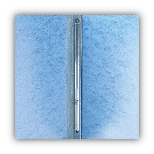 Image of Smead Prong Fastener Premium Pressboard Report Cover, Two-Piece Prong Fastener, 3" Capacity, 8.5 X 11, Blue/blue