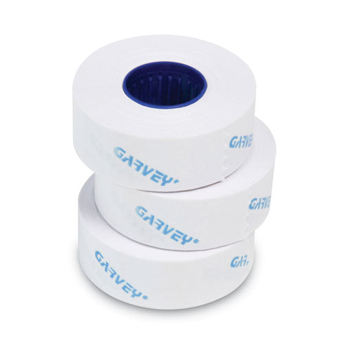 Image of Garvey® One-Line Pricemarker Labels Bulk Pack, 0.44 x 0.81, White, 1,200/Roll, 16 Rolls/Box