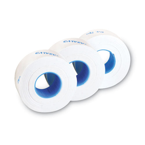 Image of Garvey® One-Line Pricemarker Labels, 0.44 x 0.81, White, 1,200/Roll, 3 Rolls/Box