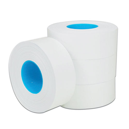 Image of Garvey® One-Line Pricemarker Labels Bulk Pack, 0.44 x 0.81, White, 1,200/Roll, 16 Rolls/Box