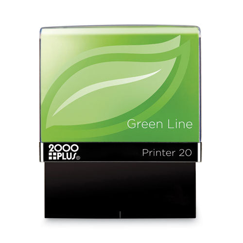 Image of COSCO 2000PLUS® Green Line Message Stamp, Posted, 1.5 x 0.56, Red