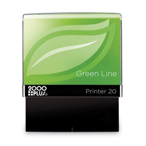 Image of COSCO 2000PLUS® Green Line Message Stamp, Received, 1.5 x 0.56, Red