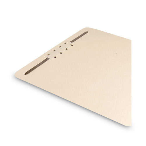 Image of Smead Fastener File Backs, 1 Fastener, 2" Capacity, Letter Size, Manila, 100/Box