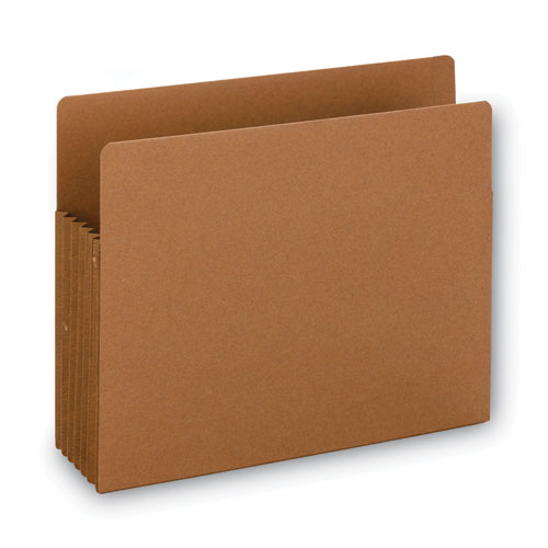 Image of Smead Heavy-Duty Redrope End Tab Tuff Pockets, 5.25" Expansion, Letter Size, Redrope, 10/box