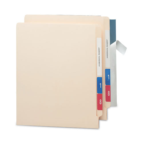 Image of Smead Seal and View File Folder Label Protector, Clear Laminate, 8 x 1.69, 100/Pack