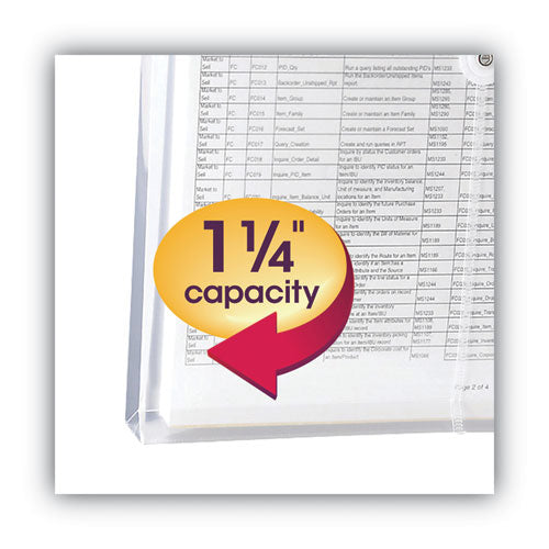 Image of Smead Poly String and Button Interoffice Envelopes, Open-Side (Horizontal), 9.75 x 11.63, Clear, 5/Pack