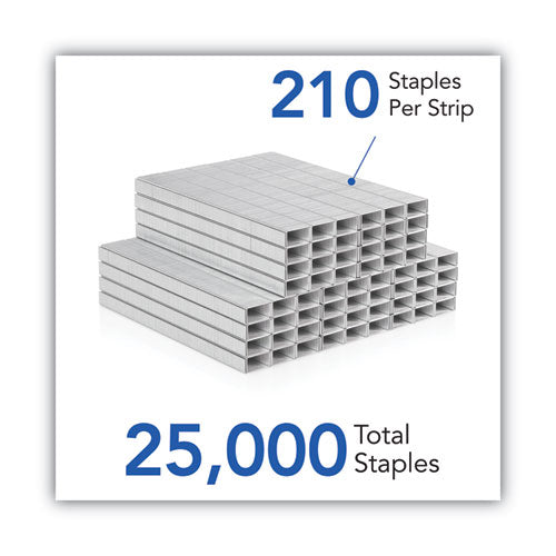 Image of Swingline® S.f. 4 Premium Staples, 0.25" Leg, 0.5" Crown, Silver, 5,000/box, 5 Boxes/pack