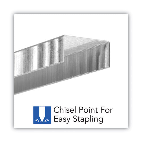 Image of Swingline® S.f. 4 Premium Staples, 0.25" Leg, 0.5" Crown, Silver, 5,000/box, 5 Boxes/pack