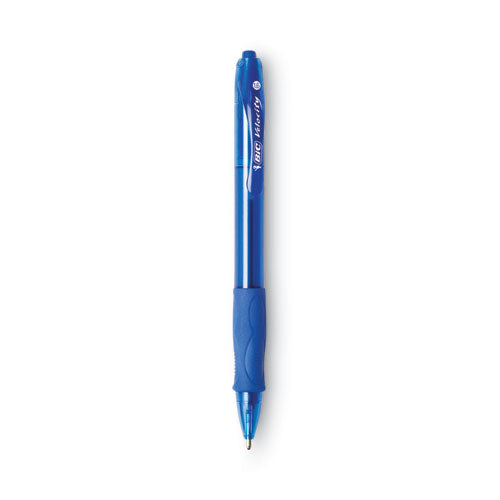 Image of BIC® GLIDE Bold Ballpoint Pen Value Pack, Retractable, Bold 1.6 mm, Blue Ink, Translucent Blue Barrel, 36/Pack