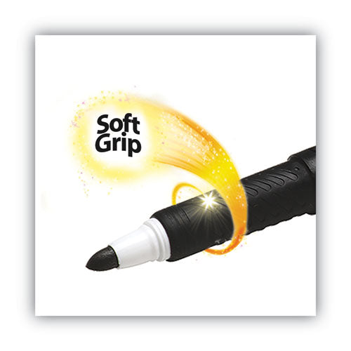 Image of BIC® Intensity Low Odor Fine Point Dry Erase Marker, Fine Bullet Tip, Blue, Dozen
