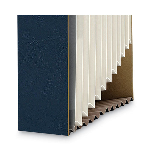 Image of Smead Stadium File, 12 Sections, 1/12-Cut Tabs, Letter Size, Navy