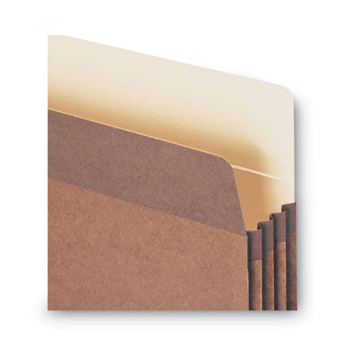 Image of Smead Redrope Drop Front File Pockets, 3.5" Expansion, Legal Size, Redrope, 25/box