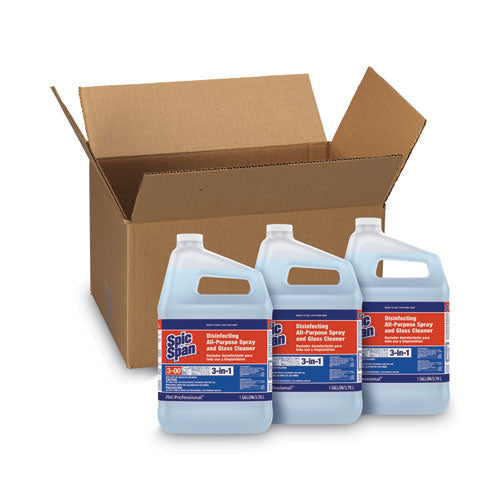 Image of Spic and Span® Disinfecting All-Purpose Spray And Glass Cleaner, Fresh Scent, 1 Gal Bottle, 3/carton