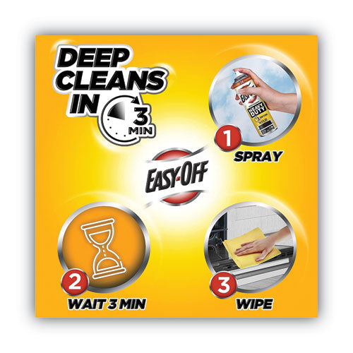 Image of EASY-OFF® Heavy Duty Oven Cleaner, Fresh Scent, Foam, 14.5 Oz Aerosol Spray