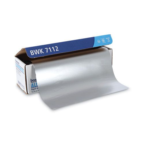 Image of Boardwalk® Standard Aluminum Foil Roll, 63 Gauge, 12" x 1,000 ft