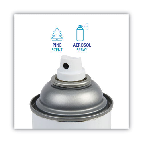 Image of Boardwalk® Dust Mop Treatment, Pine Scent, 17 oz Aerosol Spray, 12/Carton
