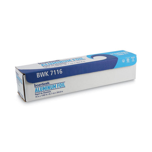 Image of Boardwalk® Standard Aluminum Foil Roll, 63 Gauge, 18" x 1,000 ft