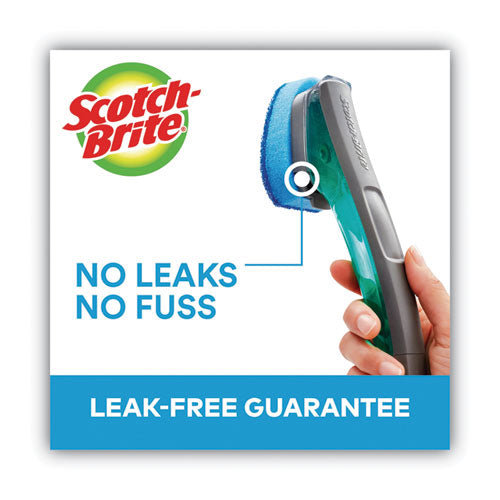 Image of Scotch-Brite Advanced Soap Control Non-Scratch Dishwand, 4 X 11.25, Blue